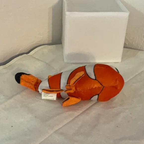 Sale! Disney Store Pixar Finding Nemo Plush Toy, 9”, Orange/White - Picture 4 of 6